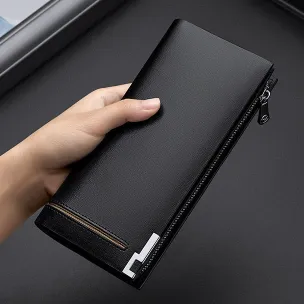 VALOR VAULT MEN’S BLACK WALLET